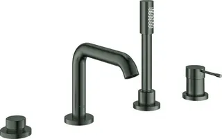 Grohe Essence 4-Loch-Einhand-Wannenkombination, hard graphite gebürstet