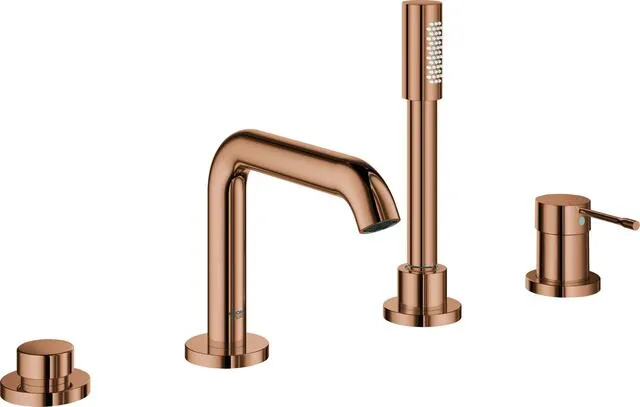 Grohe Essence 4-Loch-Einhand-Wannenkombination, warm sunset