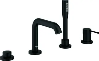 Grohe 4-Loch-Einhand-Wannenkombination, phantom black