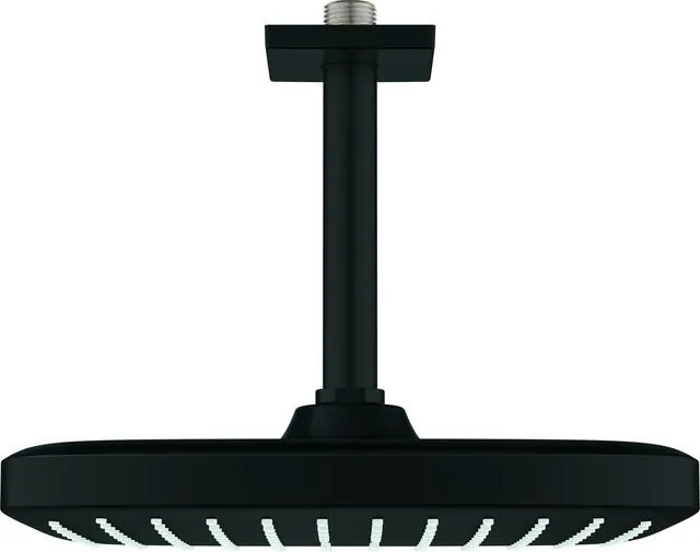 Grohe Kopfbrausenset Tempesta Cube 250, Deckenauslass 142mm matte black