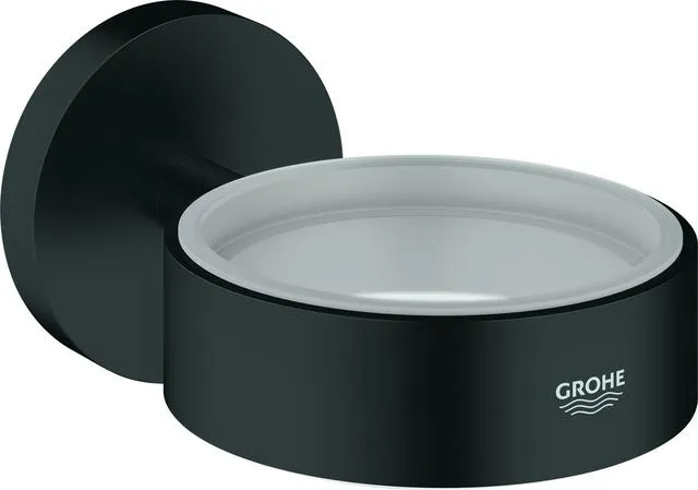 Grohe Halter ESSENTIALS, für Becher/Seifenschale/-spender matte black