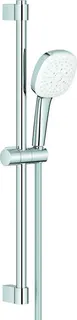 Grohe Brausestangenset TEMPESTA 110 CUBE, 3 Strahlarten, Water Saving, 600mm chrom