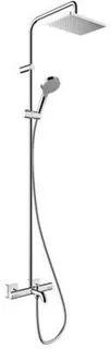 Hansgrohe Showerpipe VERNIS Shape 230 1jet, mit Wannenthermostat chrom