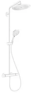 Hansgrohe Showerpipe CROMA SELECT S 280 1jet, mit Brausethermostat mattweiß