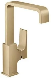 Hansgrohe METROPOL 230 Waschtisch Armatur, mit Push-Open Ablaufgarnitur, brushed bronze