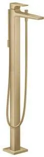 Hansgrohe METROPOL Fertigmontageset für Wannenmischer, bodenstehend, Ausladung 235mm brushed bronze
