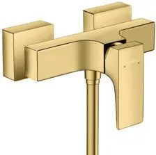 Hansgrohe METROPOL Brausearmatur, Aufputz, mit Hebelgriff polished gold