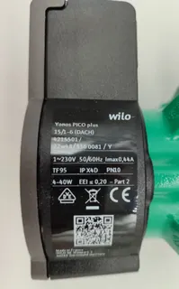 Wilo Nassläufer-Hocheffizienzpumpe Yonos PICO plus 15/1-6,Rp1/2,G1,1x230V – Bild 2