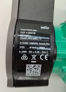 Wilo Nassläufer-Hocheffizienzpumpe Yonos PICO plus 25/1-4,Rp1,G11/2,1x230V – Bild 2