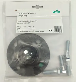 WILO Flanschring RF9 DN 25x11/2x40x20 PN 6, inkl. Zubehör, Nr.110679395