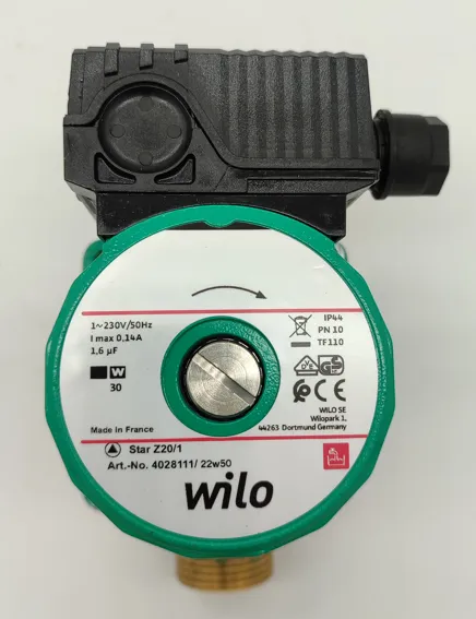 WILO Brauchwasserpumpe STAR-Z Z 20/1, R 1/2, Bl 140 mm