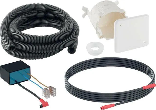 Geberit Rohbauset mit Netzteil, für WC-Steuerungen mit elektronischer Spülauslösung