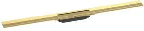 Hansgrohe Duschrinne RainDrain Flex, kürzbar, freie Montage 900mm polished gold