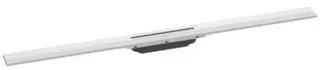 Hansgrohe Duschrinne RainDrain Flex, kürzbar, freie Montage 1000mm mattweiß
