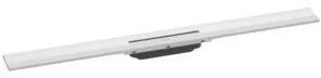 Hansgrohe Duschrinne RainDrain Flex, kürzbar, Wandmontage 900mm mattweiß