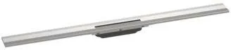Hansgrohe Duschrinne RainDrain Flex, kürzbar, Wandmontage 1000mm edelstahl gebürstet