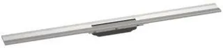 Hansgrohe Duschrinne RainDrain Flex, kürzbar, Wandmontage 1000mm edelstahl gebürstet