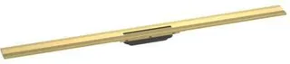 Hansgrohe Duschrinne RainDrain Flex, kürzbar, Wandmontage 1200mm polished gold