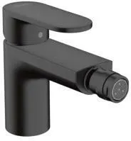 Hansgrohe VERNIS Blend Bidetmischer, mit Zugstangen-Ablaufgarnitur, mattschwarz