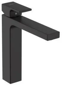 Hansgrohe VERNIS Shape Waschtischmischer 190, mit Zugstangen-Ablaufgarnitur, mattschwarz
