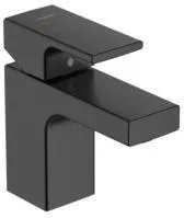 Hansgrohe VERNIS Shape Waschtischmischer 70, CoolStart, mit Zugstangen-Ablaufgarnitur, mattschwarz