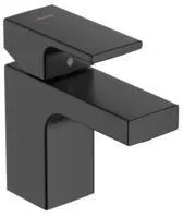 Hansgrohe VERNIS Shape Waschtischmischer 70, CoolStart, mit Zugstangen-Ablaufgarnitur,  mattschwarz