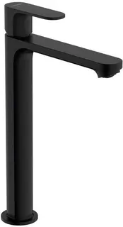 Hansgrohe Rebris S 240 Waschtischmischer, CoolStart, mit Zugstangen-Ablaufgarnitur, mattschwarz