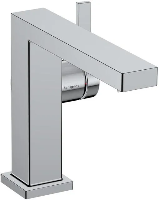 Hansgrohe Fine Tecturis E Waschtischmischer, ComfortZone 110, Push-Open, CoolStart chrom