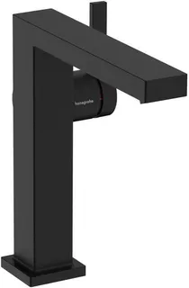 Hansgrohe Fine Tecturis E Waschtischmischer, ComfortZone 150, CoolStart, Push-Open, mattschwarz