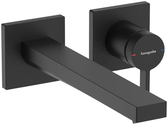 Hansgrohe Tecturis E Waschtischarmatur, Unterputz, EcoSmart+, Auslauf 225mm, mattschwarz