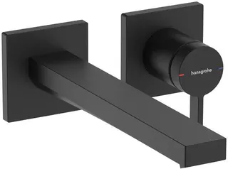 Hansgrohe Tecturis E Waschtischarmatur, Unterputz, EcoSmart+, Auslauf 225mm, mattschwarz