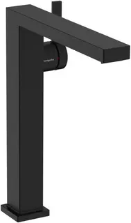 Hansgrohe Fine Tecturis E Waschtischarmatur, ComfortZone 240, CoolStart, Push-Open, mattschwarz