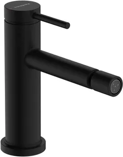 Hansgrohe Tecturis S Bidetmischer, mit Zugstange, Ausladung 148mm, mattschwarz