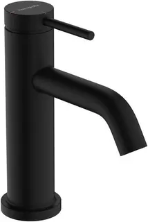 Hansgrohe Tecturis S Waschtischmischer, ComfortZone 80, mit Zugstange, CoolStart, mattschwarz
