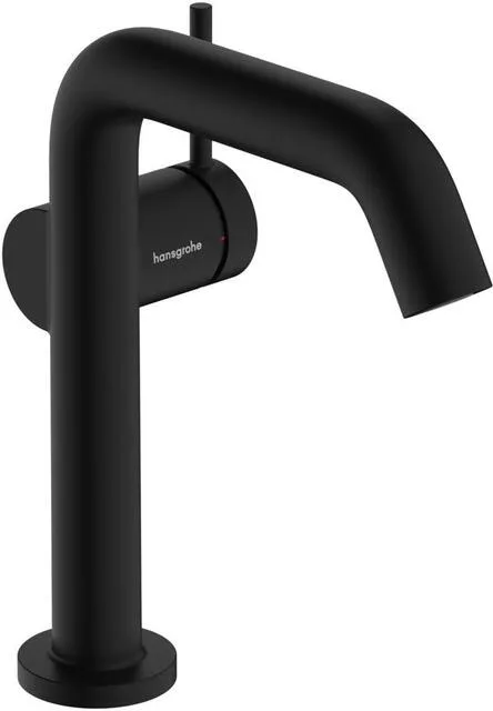 Hansgrohe Tecturis S Waschtischmischer, Fine CooStart, Ausladung 139mm, Push-Open mattschwarz