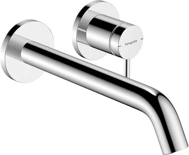 Hansgrohe Tecturis S Waschtischmischer, Unterputz für Wandmontage, Ausladung 225mm chrom