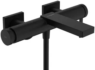 Hansgrohe Tecturis E Badearmatur, Aufputz, mattschwarz