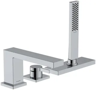 Hansgrohe Tecturis E 3-Loch Einhebel-Wannenrandmischer, mit sBox chrom