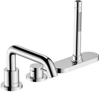 Hansgrohe Tecturis E 3-Loch-Wannenrandmischer, mit sBox chrom