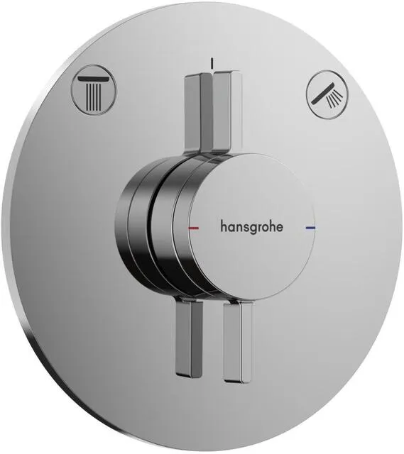 Hansgrohe DuoTurn S Thermostat Fertigset, Unterputz, 2 Verbraucher chrom