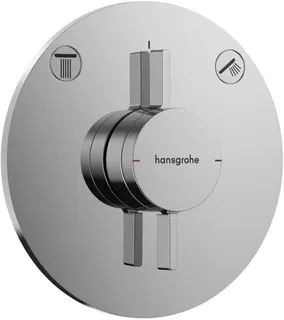 Hansgrohe DuoTurn S Thermostat Fertigset, Unterputz, 2 Verbraucher chrom