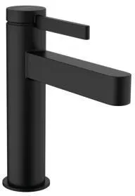 Hansgrohe FINORIS 110 Wascnhtischarmatur, CoolStart, mit Push-Open Ablaufgarnitur, mattschwarz