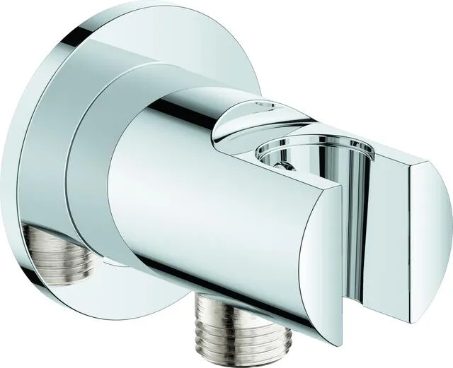 Grohe Wandanschlussbogen TEMPESTA, mit Brausehalter, eigensicher, chrom