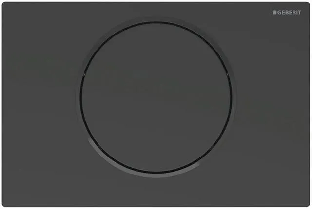 Geberit Betätigungsplatte Sigma10, für Spül-Stopp-Spülung schwarz