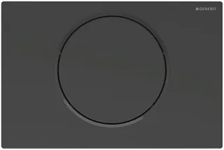 Geberit Betätigungsplatte Sigma10, für Spül-Stopp-Spülung schwarz