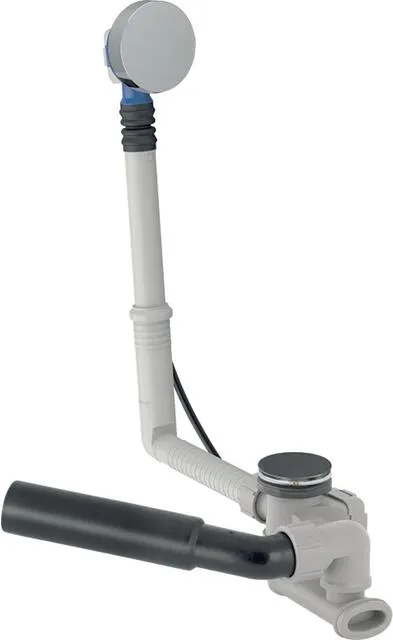 Geberit Badewannenablauf, d= 52mm, mit Drehbetätigung, mit Fertigbauset hochglanz-verchromt