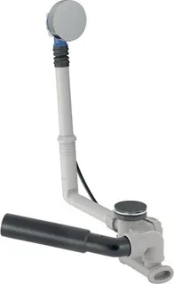 Geberit Badewannenablauf, d= 52mm, mit Drehbetätigung, mit Fertigbauset hochglanz-verchromt