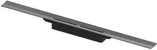 Tece Duschprofil TECEdrainprofil, 900mm chrom schwarz gebürstet