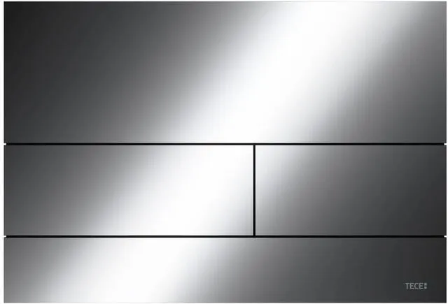 Tece WC-Betätigungsplatte TECEsquare, Metall chrom schwarz glänzend