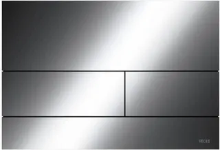 Tece WC-Betätigungsplatte TECEsquare, Metall chrom schwarz glänzend